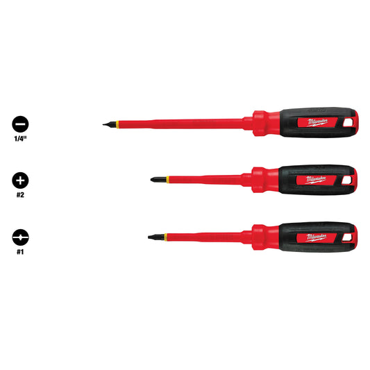 Milwaukee 48-22-2202 Screwdriver Set, 3-Piece