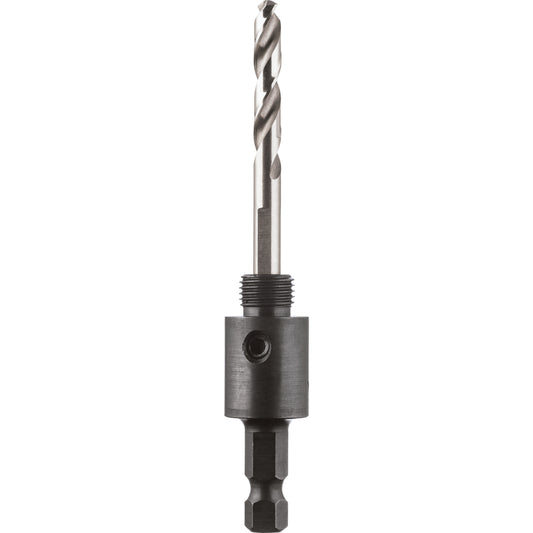 Milwaukee 49-56-7010 Small Thread Hole Saw Arbor, Up to 1-3/16 in Arbor, 3/8 in, Hardened Steel