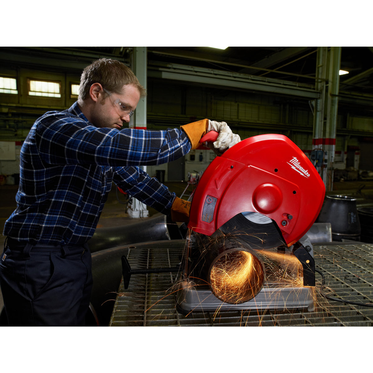Milwaukee 6177-20 Cut-Off Machine, 14 in Dia Blade, 5 in Cutting