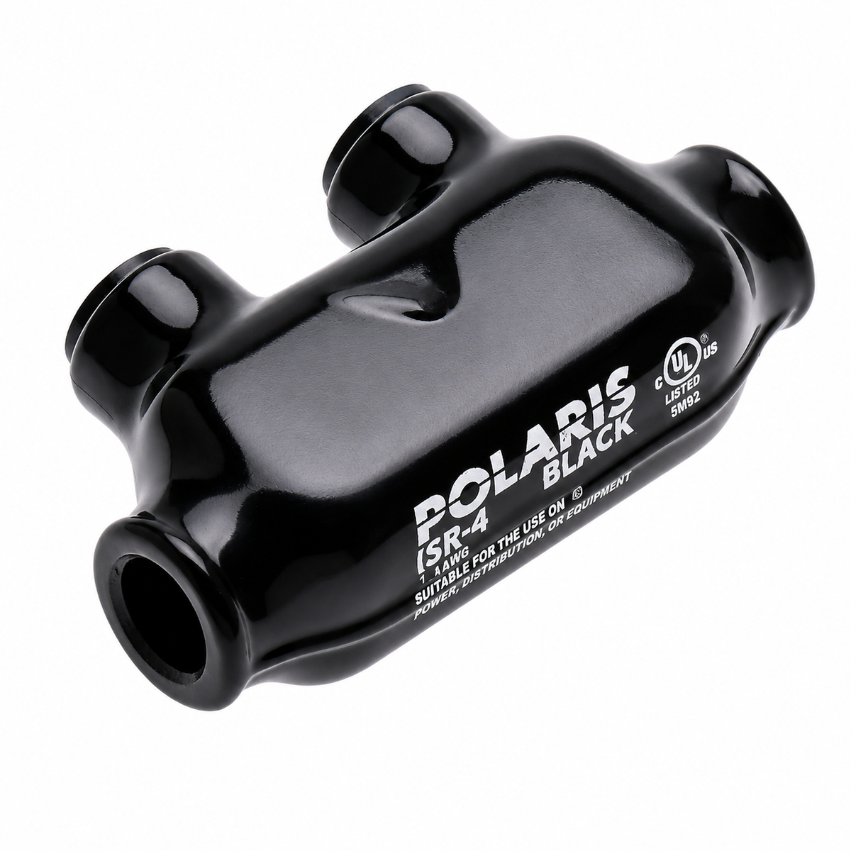 NSI Industries® 2-Port Black Multi-Tap Pre-Insulated Connector, 2/0 AWG