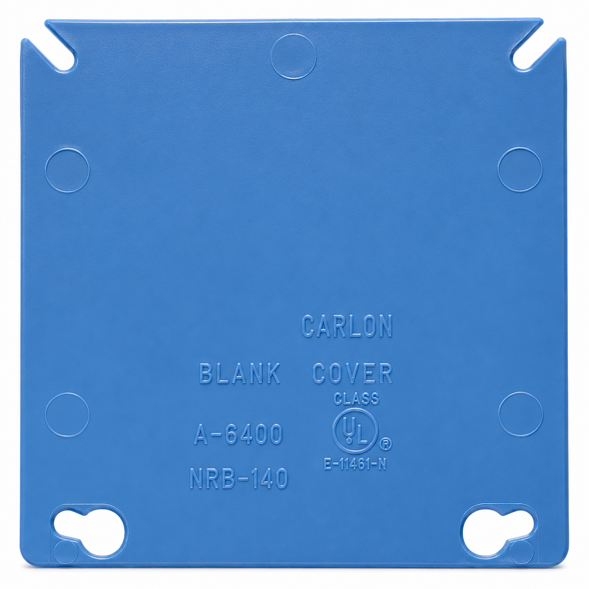 PVC Conduit Two-Gang Blank Box Cover
