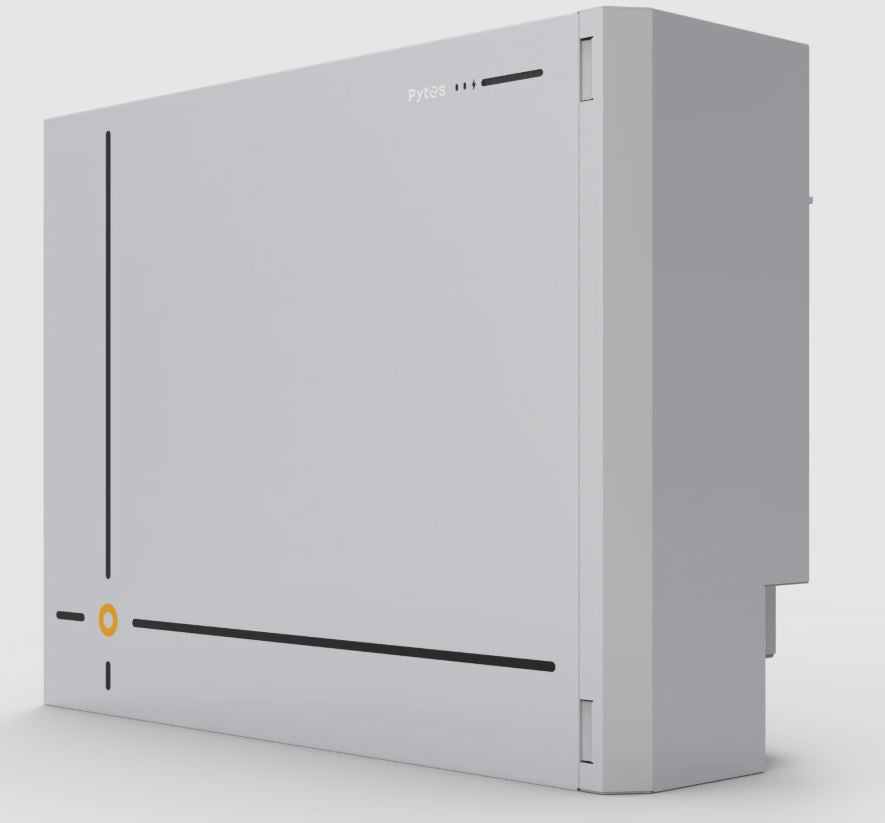 Pytes PYTV12 V12 LiFePO4 Battery, 12 kWh, 51.2 V, 230 Ah, Wall Mount, With Aerosol Fire Suppression and 160 A Breaker