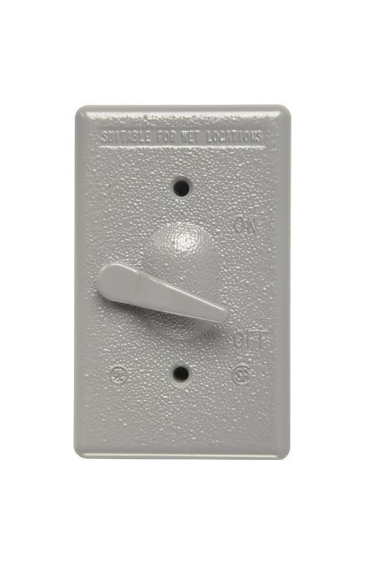 CA1-GL Heavy Duty Weatherproof Cover With Actuating Lever, 2.8 in L x 2.8 in W, Die Cast Zinc