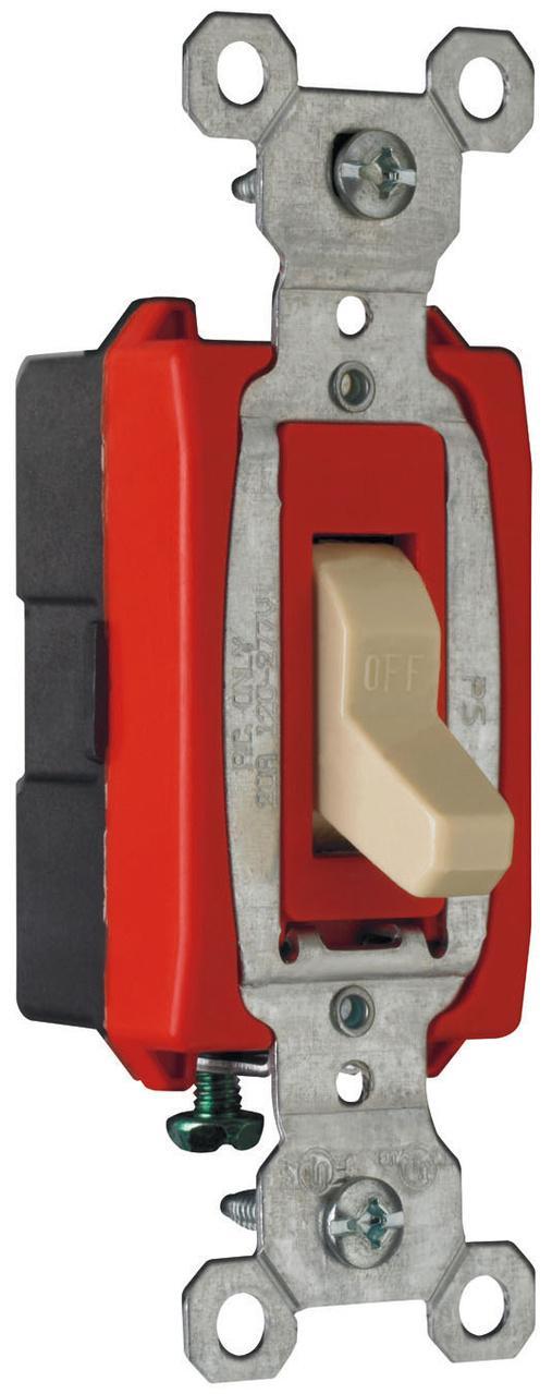 CS20AC1I Heavy Duty Toggle Switch, 120/277 VAC, 20 A, 1/2 hp Power Rating