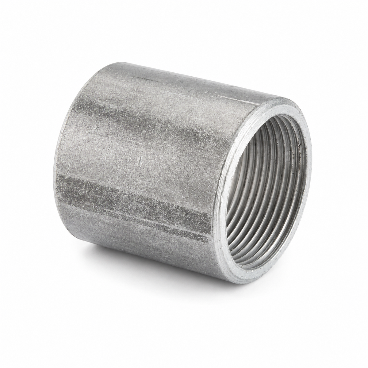Rigid Aluminum Conduit Coupling, 2 in. Trade Size