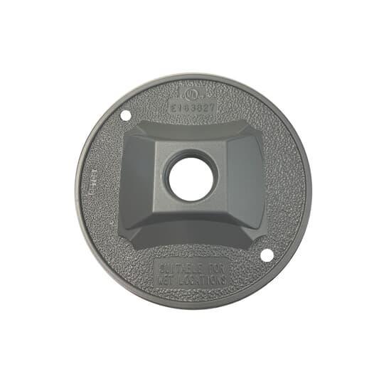 S211E Heavy Duty Standard Lamp Holder Cover, 4-1/8 in Dia, Stamped Aluminum