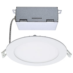 S11827 12 W LED Downlight, 6" Round, CCT Selectable
