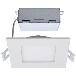 S11829 10 W LED Downlight, 4" Square, CCT Selectable