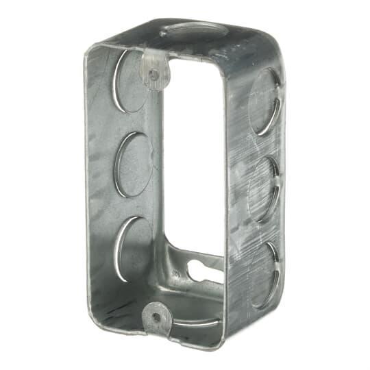 59361-1/2 Drawn Style Utility Box Extension Ring, 1 Gangs, 4 in L x 2-1/8 in W x 1-7/8 in D, Steel