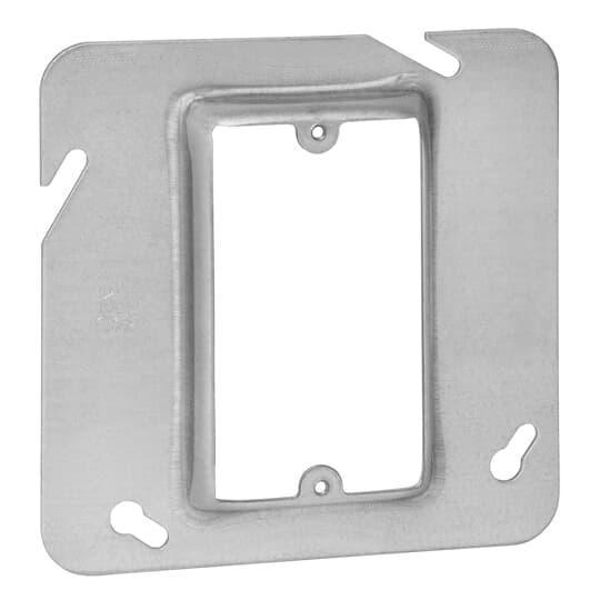 72-C-13 Outlet Box Cover, 4-11/16 in L x 4-11/16 in W, Steel