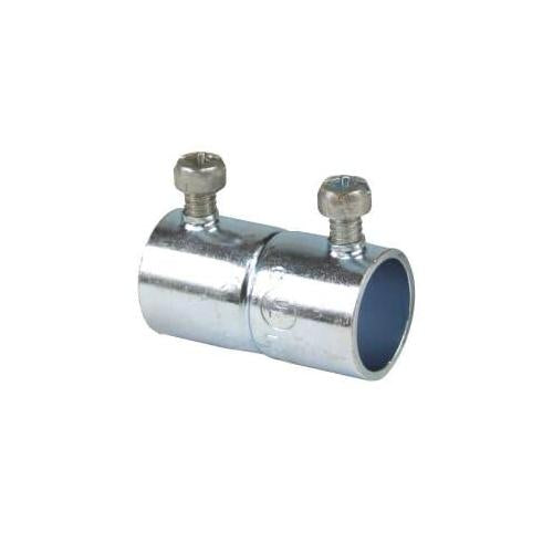 Steel City® TK128A EMT Set-Screw Coupling, 3 in, Zinc Plated Steel