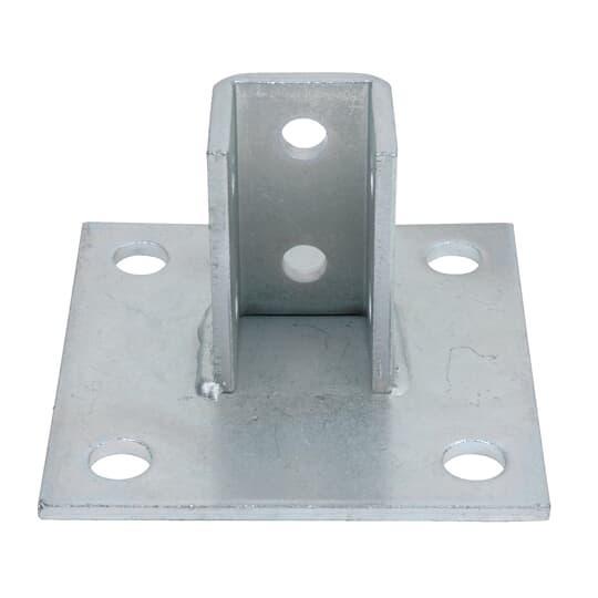 AP-232SQ-EG Connector Post Base, Square Recess Channel Position, Steel