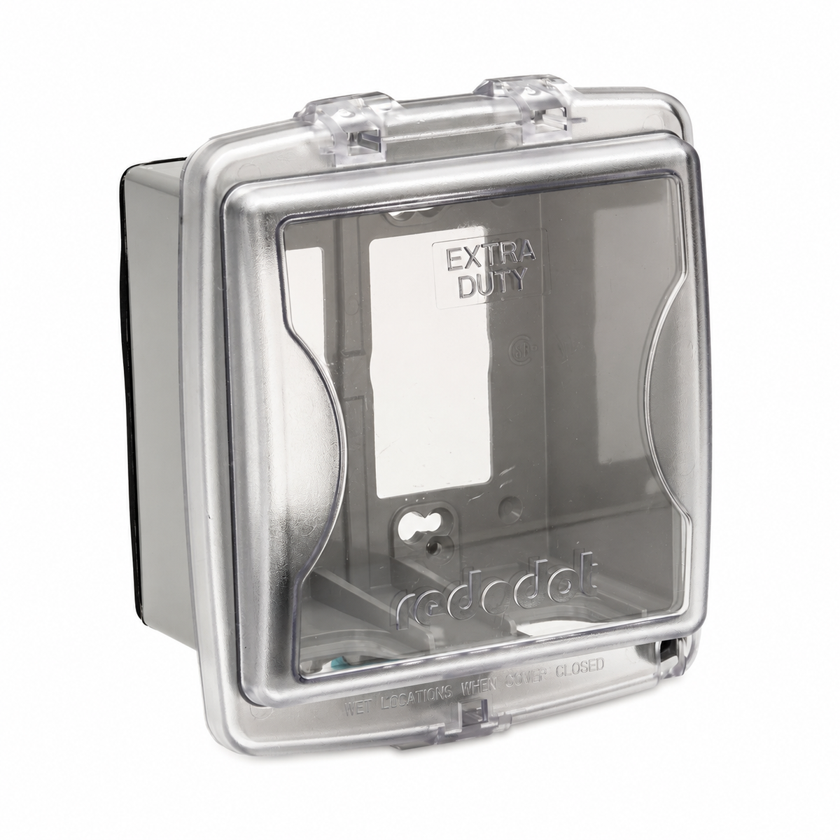 Red Dot® 2CKPM Extra Duty Non-Metallic Universal Weatherproof While-In-Use Cover, 6-5/8 in L x 5-9/16 in W x 2-7/8 in D