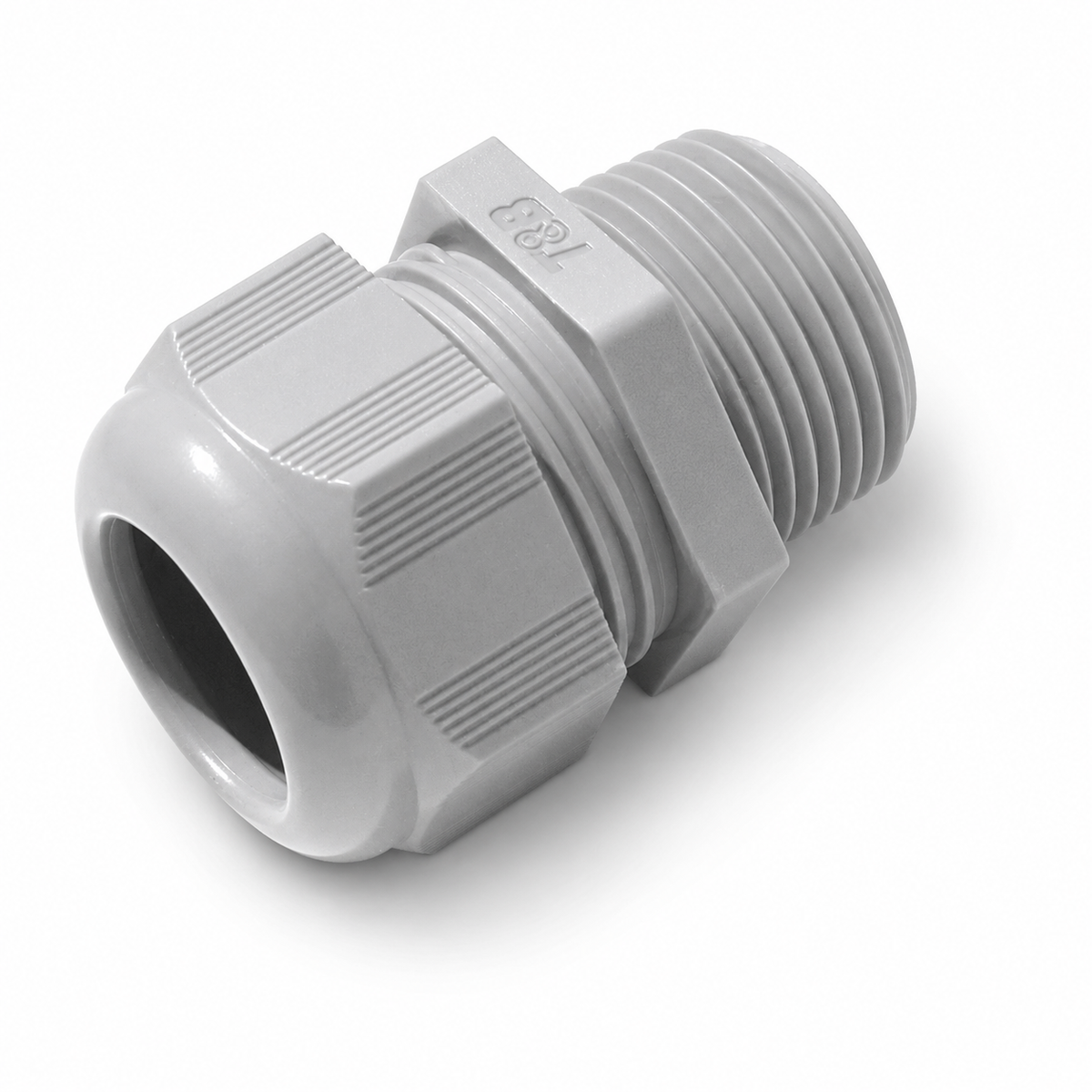 T&B® CC-NPT-12-G Non-Metallic Cable Gland, 1/2 in Thread, 0.394 to 0.551 in Cable Dia, 0.59 in Thread L, Nylon 6