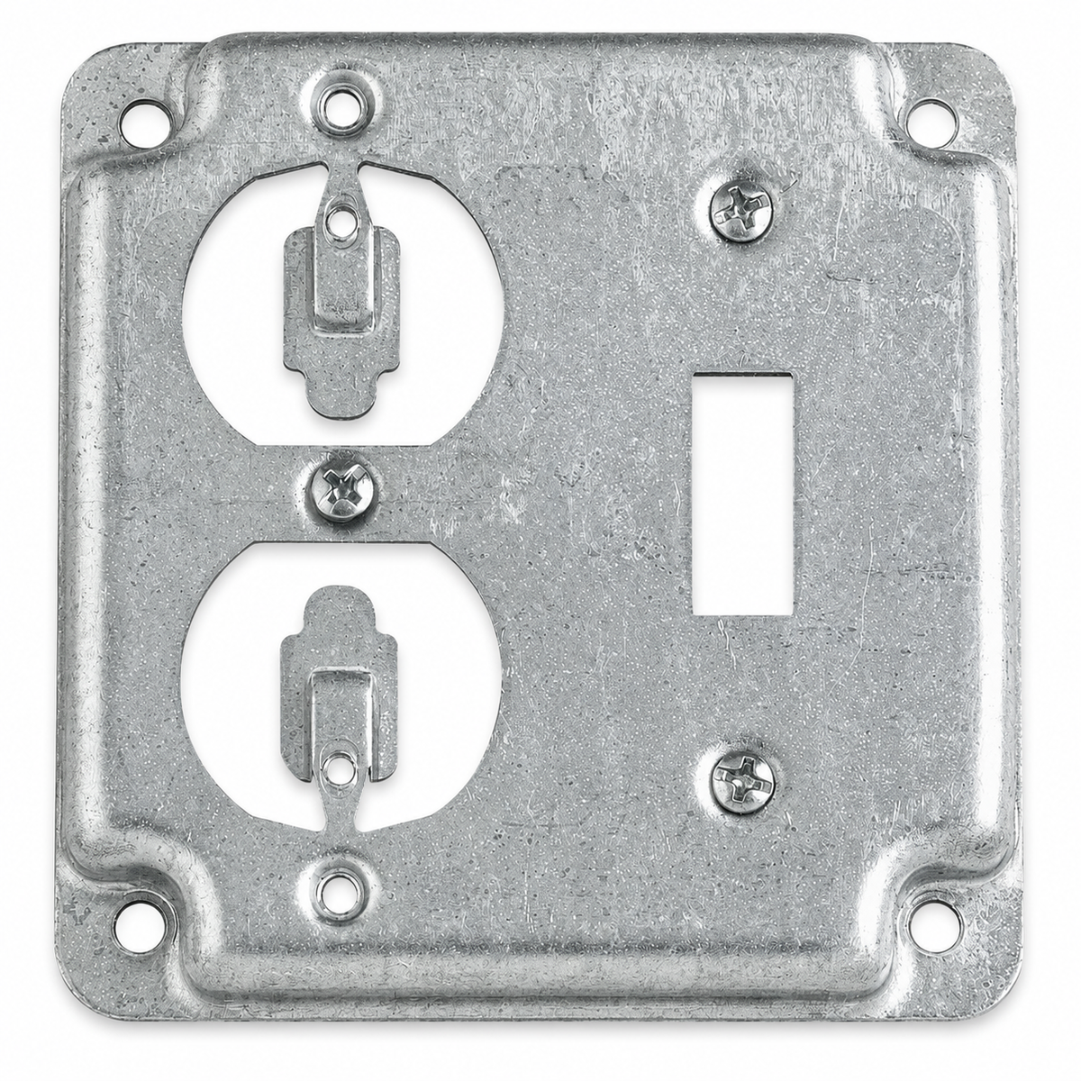 Steel City® RS-2 RS Series Surface Cover, 4 in L x 4 in W x 1/2 in D, Steel