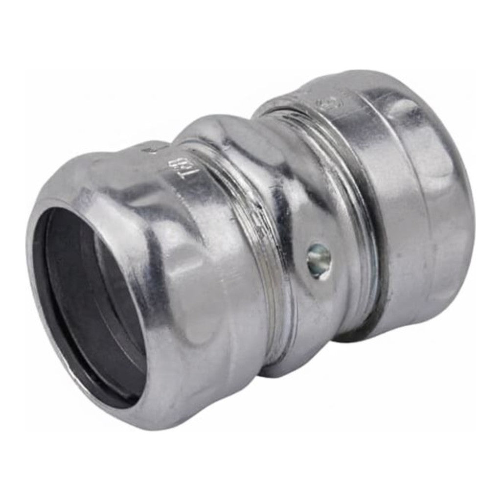 Steel City® TK113A EMT Compression Coupling (TK113A), 1 in, Zinc Plated Steel