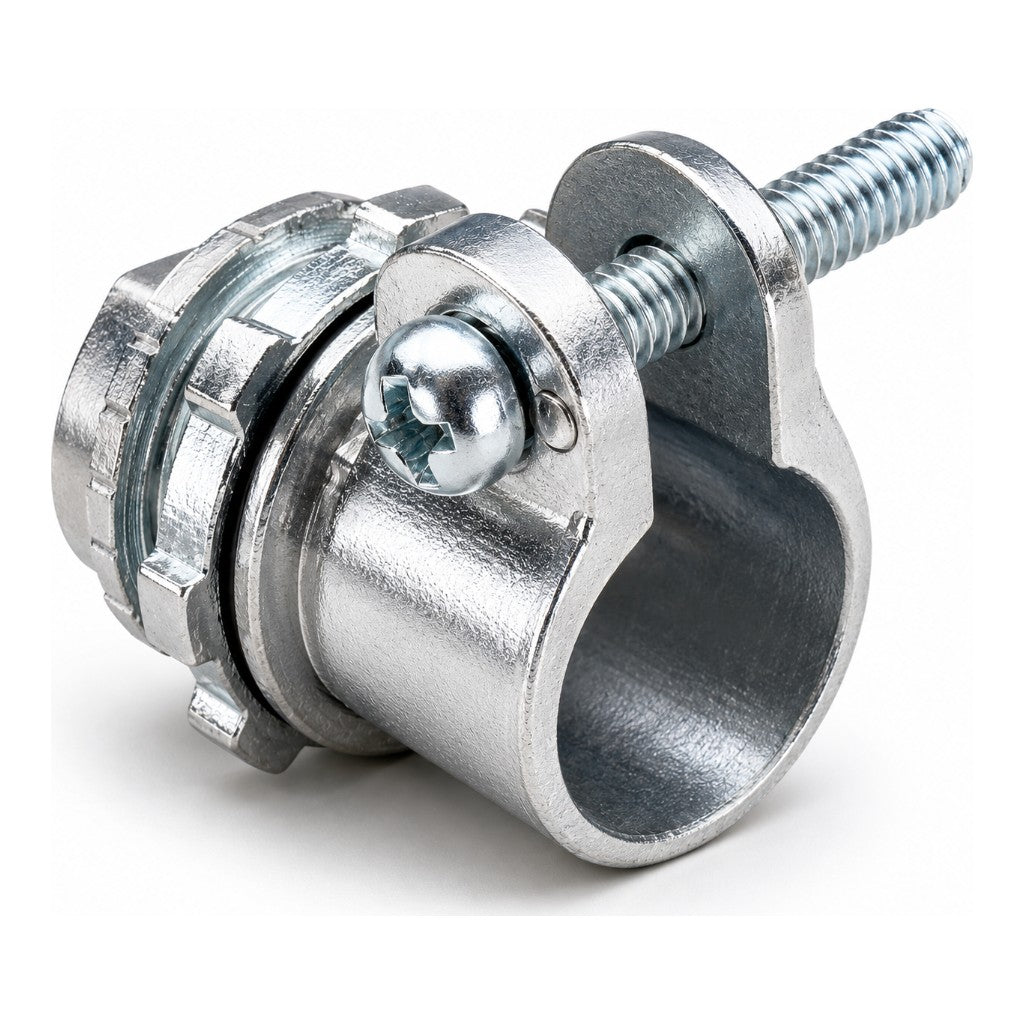 Topaz® Squeeze-Type Connector, 1/2 in., for Flexible Metal Conduit/Cable