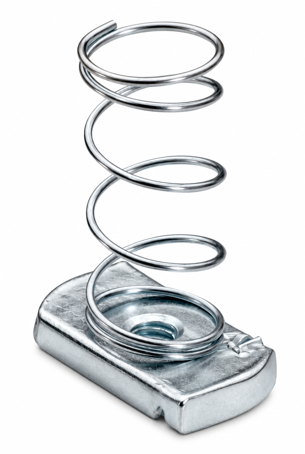 Southwire - Topaz® 2112 Spring Nut, 3/8-16 Thread, 1.35 in H Spring, For Use With 1-5/8 in Strut Channel and Conduit Support, Steel