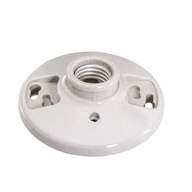 Southwire - Topaz® POR1 Lampholder Porcelain, Medium, White