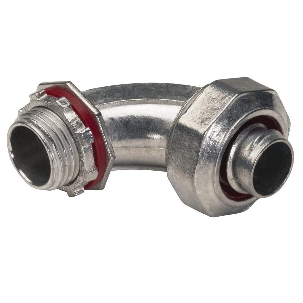 471 Straight Component Liquid Tight Connector, 1/2 in Trade, Die Cast Zinc