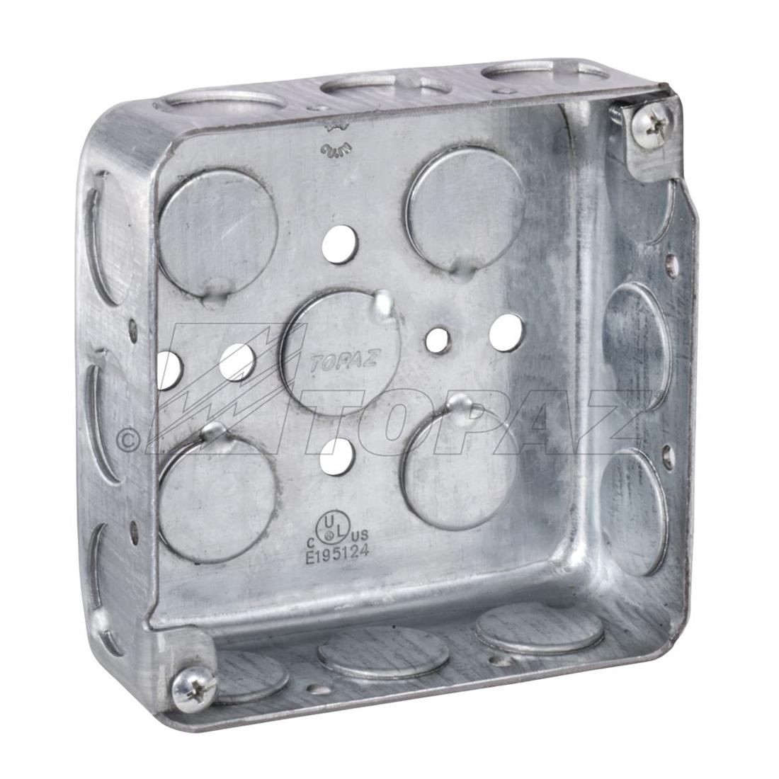 H4451 Handy Box, Steel, 13.5 cu in Capacity, 11 Knockouts