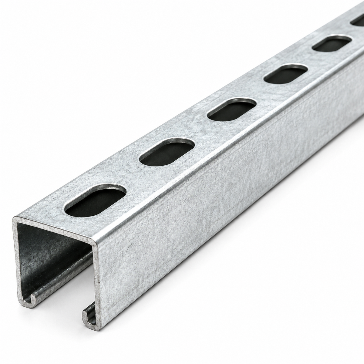 Atkore® Channel With Holes 12 Gauge 1-5/8" X 1-5/8" 10 FT Long Pre Galv
