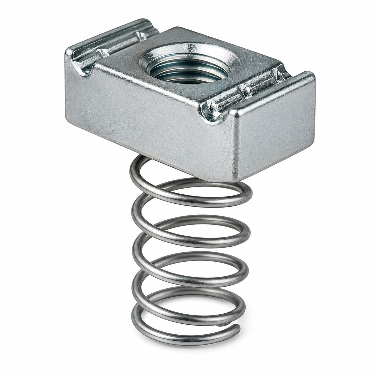 3/8-16 Channel Nut with Standard Spring, Import