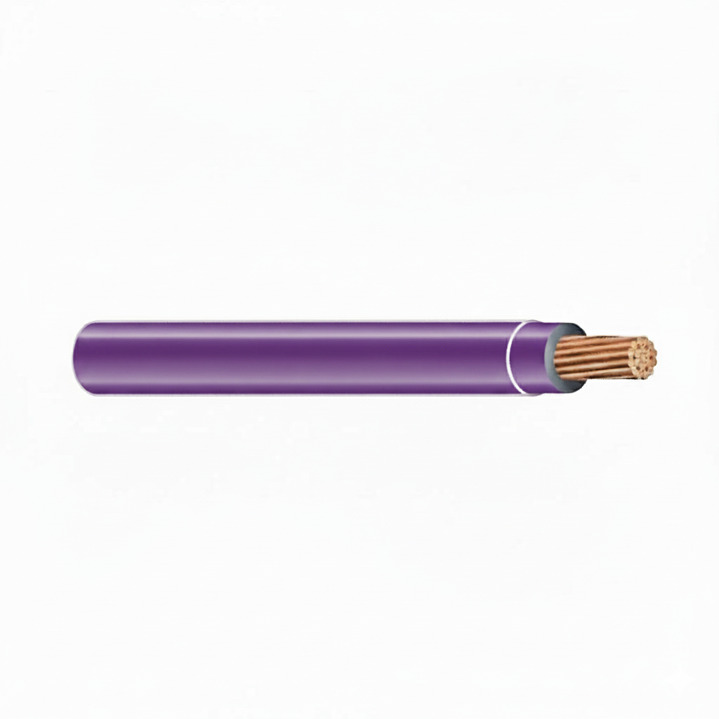 THHN/THWN-2 Building Wire, Single Conductor, 12 AWG, 600V, Purple