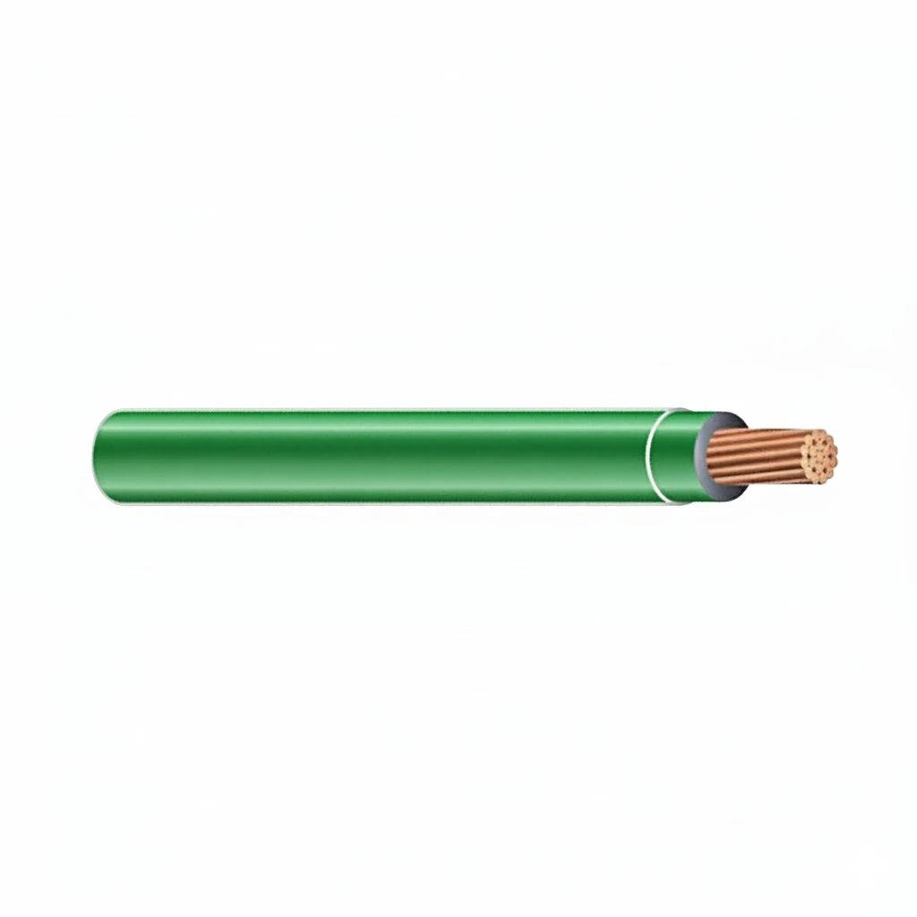THHN/THWN-2 Building Wire, 3-Conductor, 12 AWG, 600V, Green