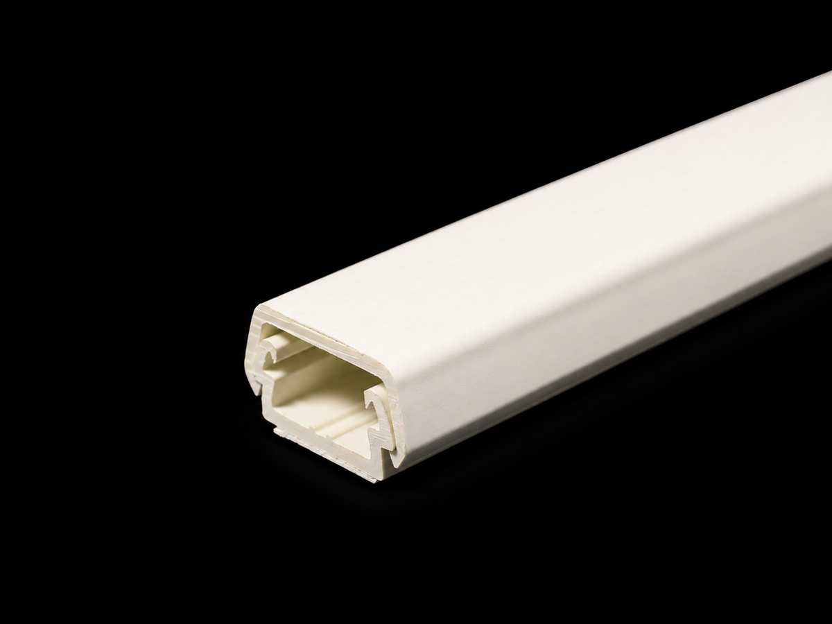Wiremold® WMD400BAC-WH Non-Metallic Raceway Base With Cover, 5 ft L x 7/8 in W x 7/16 in H, White