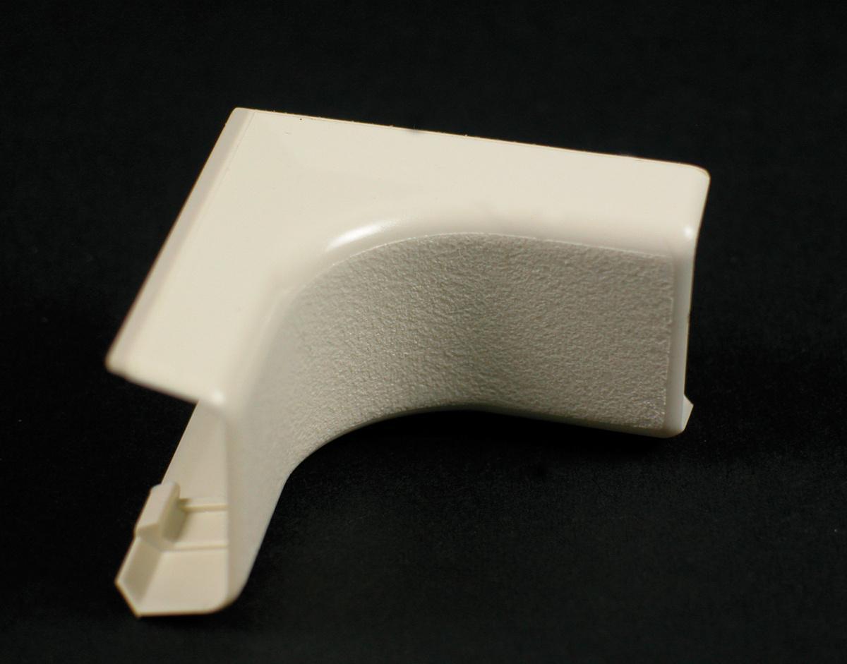 Wiremold® WMD417 Internal Non-Metallic Raceway Elbow, 90 deg Bend, 7/16 x 7/8 in OD, PVC