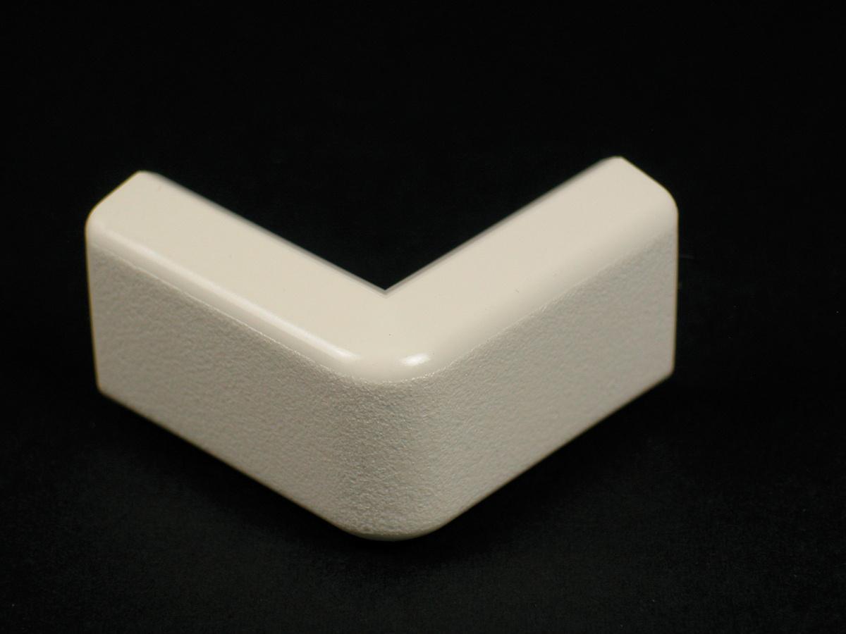 Wiremold® WMD418-WH External Non-Metallic Raceway Elbow, 90 deg Bend, 2 in Bend Radius, 7/16 x 7/8 in OD, PVC