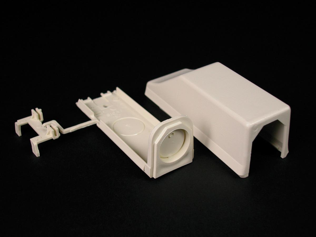 Wiremold® 810A2-WH Entrance End Fitting, For Use With 400 and 800 Series Raceway, PVC, White