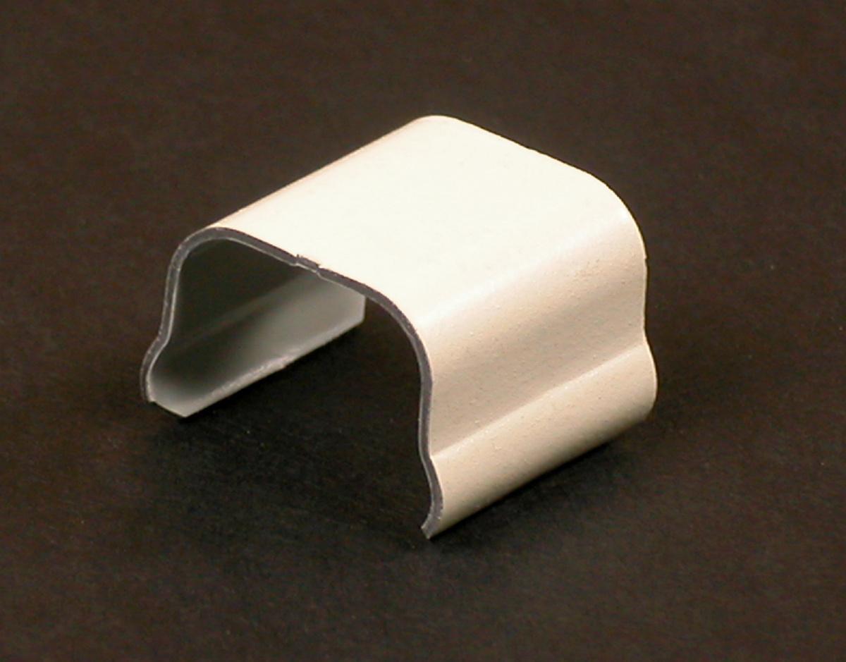 Wiremold® V506 1-Channel Connection Cover, 3/4 in L, Steel, Ivory