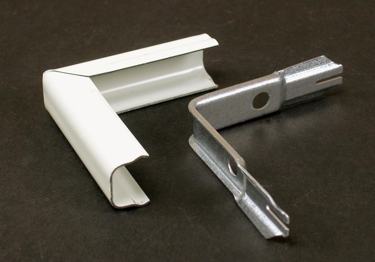 Wiremold® V518 External Raceway Elbow, 90 deg Bend, Steel