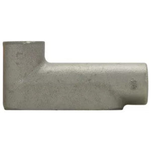 Crouse-Hinds Condulet® LB28 Type LB Conduit Outlet Body, 3/4 in Hub, 8 Form, Feraloy® Iron Alloy, Aluminum Acrylic Painted/Electro-Galvanized