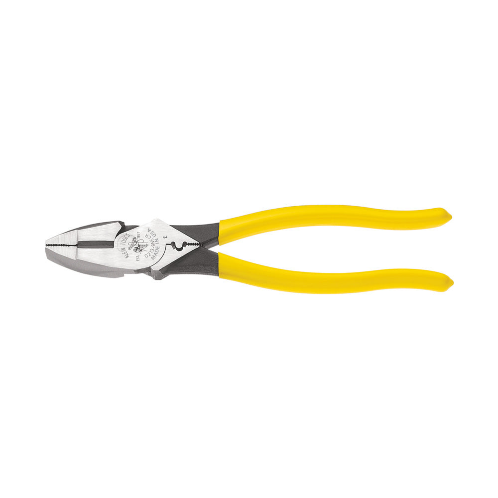Klein® KLED2139NECR Lineman's Crimping Pliers, New England Nose, 9 in.