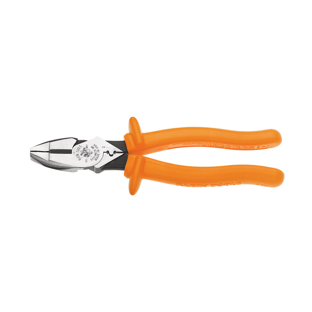 Klein® KLED2139NECRINS Insulated Cutting Crimping Pliers, 1000V, 9 in.