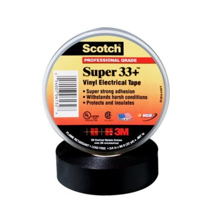 3M™ Super 33+ Vinyl Electrical Tape, 3/4 in x 66 ft