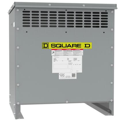 Square D™ EXN30T3H EX™ Low Voltage Dry-Type Distribution Transformer, DOE 2016, 30 kVA, 3-Phase, 480V Delta Primary, 208Y/120 VAC Secondary, 150°C Rise