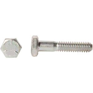 1/4-20 x 1-1/2 Hex Cap Screw, Grade 5, Zinc Plated