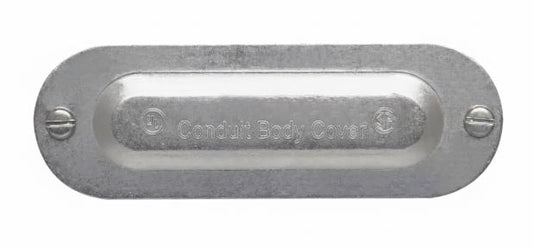 Steel City® 114112CVR Conduit Body Cover, 1-1/4 in & 1-1/2 in, Die-Cast Aluminum