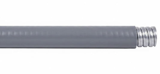 Steel City® EF Master Liquid-Tight Flexible Metallic Conduit, 3 in, Cut-to-Length, PVC Jacket, Gray