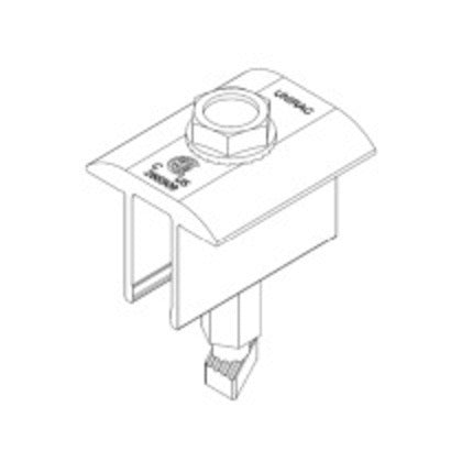 Unirac Universal AF Series Mid Clamp, Mill Finish