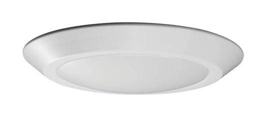 NUVO® by SATCO 62/1365 10 in. LED Flush Mount Disk Light, 5000K, 700 Lumens, Dimmable, White Finish