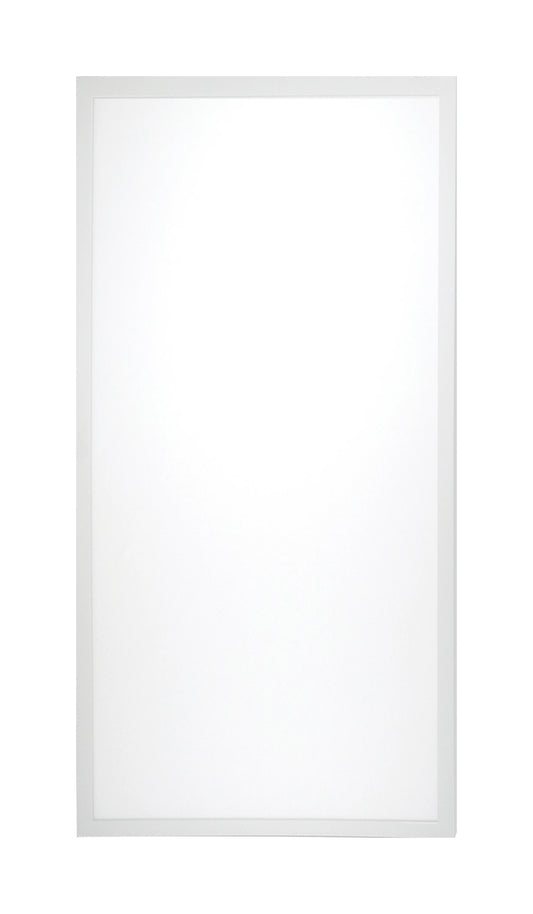 SATCO® 65/572 Rectangular LED Flat Panel Fixture, LED Lamp, 50 W Fixture, 100 to