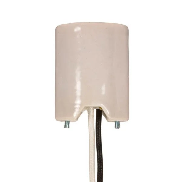 SATCO® 80-1376 Keyless Socket With Adapter and Double Snap-in Clip, 1500 W Lamp,