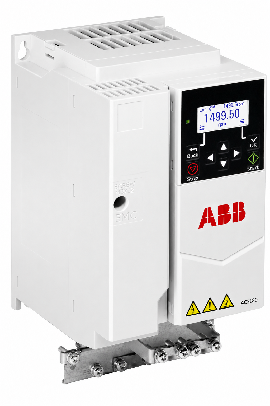 ABB ACS580-01-018A-4 VFD, 10 HP, 17 A, 380-480 VAC, 3 Phase, IEC R2 Frame