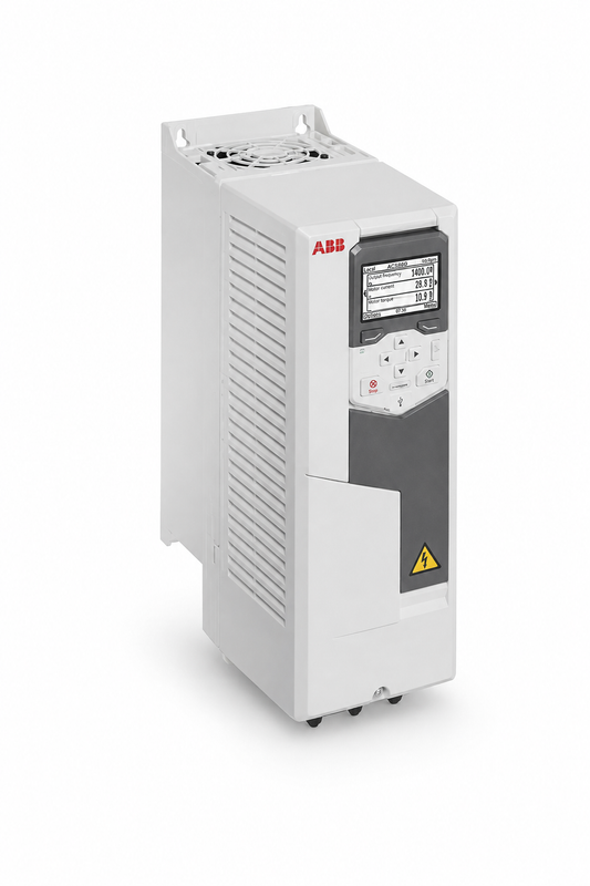 ABB ACS580-01-12A7-4 VFD, 7.5 HP LD / 5 HP HD, 12.6 A, 380-480 VAC, 3 Phase, R1 Frame