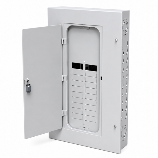 ABB PowerMark Gold 1-Phase Main Lug Convertible Load Center, 200 A, 120/240 VAC, 65 kAIC, 20 Spaces, 40 Circuits, NEMA 1